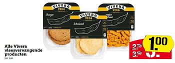 Aanbiedingen Vivera vleesvervangende producten - Vivera - Geldig van 17/08/2015 tot 23/08/2015 bij Coop
