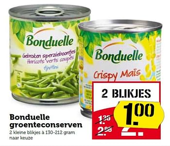 Aanbiedingen Bonduelle groenteconserven - Bonduelle - Geldig van 17/08/2015 tot 23/08/2015 bij Coop