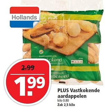 Aanbiedingen Plus vastkokende aardappelen - Huismerk - Plus - Geldig van 16/08/2015 tot 22/08/2015 bij Plus
