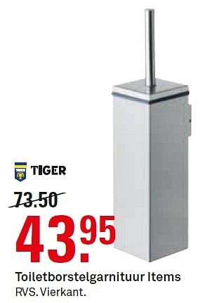 Aanbiedingen Toiletborstelgarnituur items - Tiger - Geldig van 17/08/2015 tot 23/08/2015 bij Karwei