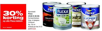 Aanbiedingen Flexa strak in de lak - Flexa - Geldig van 17/08/2015 tot 23/08/2015 bij Praxis