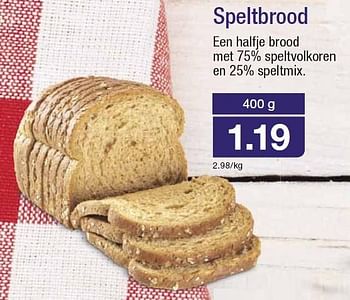 Aanbiedingen Speltbrood - Huismerk - Aldi - Geldig van 19/08/2015 tot 25/08/2015 bij Aldi