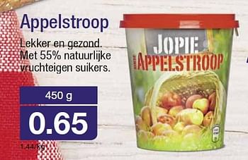 Aanbiedingen Appelstroop - Jopie - Geldig van 19/08/2015 tot 25/08/2015 bij Aldi