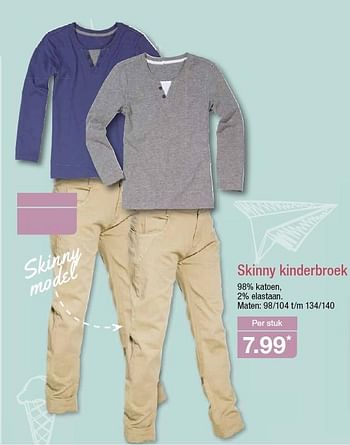 Aanbiedingen Skinny kinderbroek - Huismerk - Aldi - Geldig van 19/08/2015 tot 25/08/2015 bij Aldi