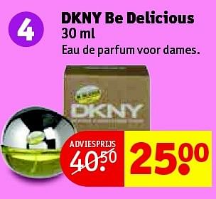 Aanbiedingen Dkny be delicious - DKNY - Geldig van 18/08/2015 tot 23/08/2015 bij Kruidvat