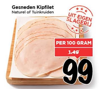 Aanbiedingen Gesneden kipfilet - Huismerk Vomar - Geldig van 19/08/2015 tot 25/08/2015 bij Vomar
