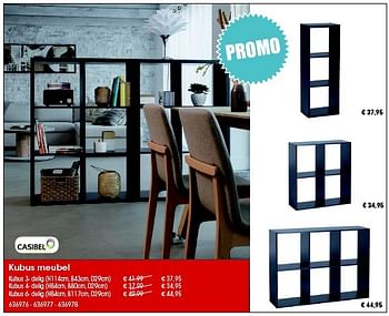 Aanbiedingen Kubus meubel - Casibel - Geldig van 24/08/2015 tot 04/10/2015 bij Multi Bazar