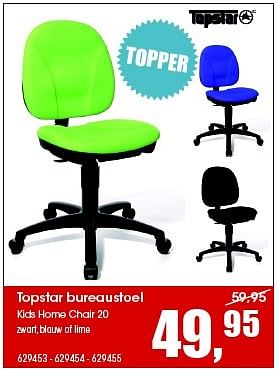 Aanbiedingen Topstar bureaustoel - Topstar - Geldig van 24/08/2015 tot 04/10/2015 bij Multi Bazar