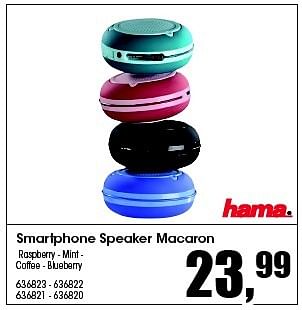 Aanbiedingen Smartphone speaker macaron - Hama - Geldig van 24/08/2015 tot 04/10/2015 bij Multi Bazar