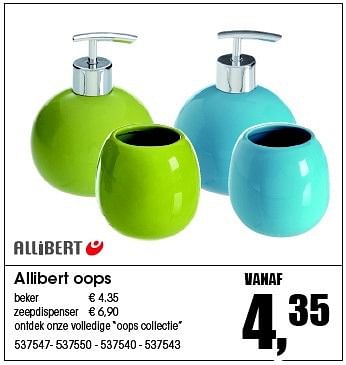 Aanbiedingen Allibert oops beker - Allibert - Geldig van 24/08/2015 tot 04/10/2015 bij Multi Bazar