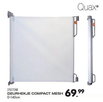 Aanbiedingen Deurhekje compact mesh - Quax - Geldig van 01/09/2015 tot 29/09/2015 bij Supra Bazar