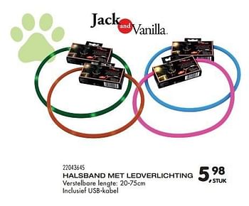Aanbiedingen Halsband met ledverlichting - Jack and Vanilla - Geldig van 01/09/2015 tot 29/09/2015 bij Supra Bazar