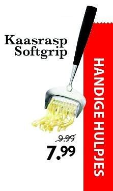 Aanbiedingen Kaasrasp softgrip - Huismerk - Cook &amp; Co - Geldig van 28/08/2015 tot 20/09/2015 bij Cook & Co