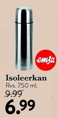 Aanbiedingen Isoleerkan - Emsa - Geldig van 28/08/2015 tot 20/09/2015 bij Cook & Co