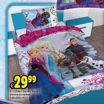 Aanbiedingen Disney frozen dekbedovertrek - Disney  Frozen - Geldig van 29/08/2015 tot 13/09/2015 bij ToyChamp