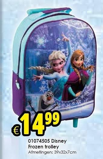 Aanbiedingen Disney frozen trolley - Disney  Frozen - Geldig van 29/08/2015 tot 13/09/2015 bij ToyChamp