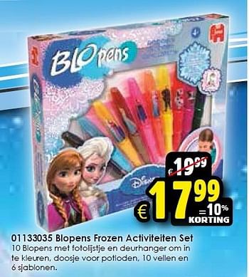 Aanbiedingen Blopens frozen activiteiten set - Jumbo - Geldig van 29/08/2015 tot 13/09/2015 bij ToyChamp