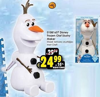 Aanbiedingen Disney frozen olaf slushy maker - Disney  Frozen - Geldig van 29/08/2015 tot 13/09/2015 bij ToyChamp