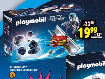 Aanbiedingen Meteroïde verbrijzelaar - Playmobil - Geldig van 29/08/2015 tot 13/09/2015 bij ToyChamp