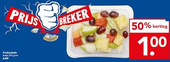 Aanbiedingen Fruitsalade - Huismerk deen supermarkt - Geldig van 30/08/2015 tot 05/09/2015 bij Deen Supermarkten