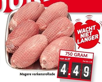 Aanbiedingen Magere varkensrollade - Huismerk - Deka Markt - Geldig van 30/08/2015 tot 05/09/2015 bij Deka Markt