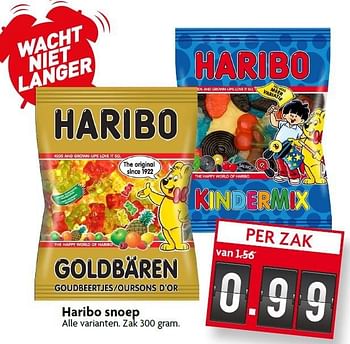 Aanbiedingen Haribo snoep - Haribo - Geldig van 30/08/2015 tot 05/09/2015 bij Deka Markt