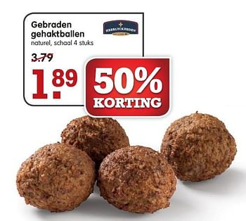 Aanbiedingen Gebraden gehaktballen - Heerlyckheeden - Geldig van 30/08/2015 tot 05/09/2015 bij Em-té