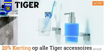 Aanbiedingen Tiger accessoires - Tiger - Geldig van 01/09/2015 tot 30/09/2015 bij Sanitairwinkel