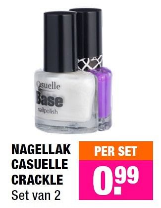 Aanbiedingen Nagellak casuelle crackle - Casuelle - Geldig van 07/09/2015 tot 20/09/2015 bij Big Bazar