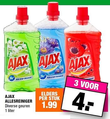 Aanbiedingen Ajax allesreiniger - Ajax - Geldig van 07/09/2015 tot 20/09/2015 bij Big Bazar