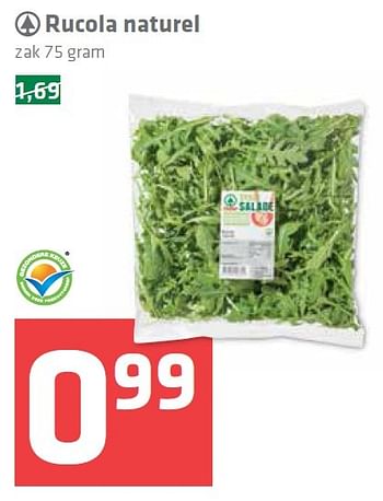 Aanbiedingen Rucola naturel - Spar - Geldig van 10/09/2015 tot 16/09/2015 bij Spar