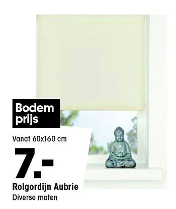 Aanbiedingen Rolgordijn aubrie - Huismerk - Kwantum - Geldig van 07/09/2015 tot 20/09/2015 bij Kwantum