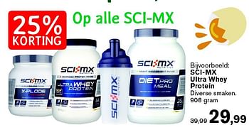 Aanbiedingen Sci-mx ultra whey protein - Huismerk - De Tuinen - Geldig van 31/08/2015 tot 27/09/2015 bij De Tuinen