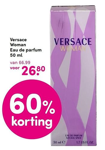 Aanbiedingen Versace woman eau de parfum - Versace - Geldig van 30/08/2015 tot 30/09/2015 bij da