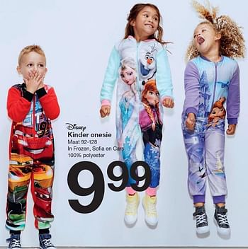 Aanbiedingen Kinder onesie - Disney - Geldig van 12/09/2015 tot 18/09/2015 bij Zeeman