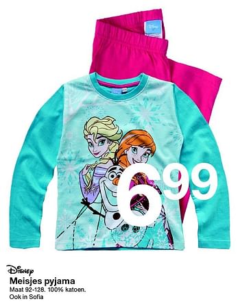 Aanbiedingen Meisjes pyjama - Disney - Geldig van 12/09/2015 tot 18/09/2015 bij Zeeman