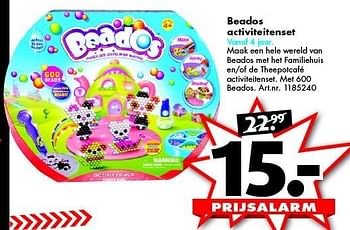 Aanbiedingen Beados activiteitenset - Beados - Geldig van 12/09/2015 tot 27/09/2015 bij Bart Smit