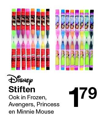 Aanbiedingen Stiften - Disney - Geldig van 12/09/2015 tot 18/09/2015 bij Zeeman