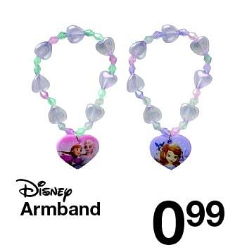 Aanbiedingen Armband - Disney - Geldig van 12/09/2015 tot 18/09/2015 bij Zeeman