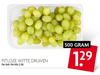 Aanbiedingen Pitloze witte druiven - Huismerk - Deka Markt - Geldig van 13/09/2015 tot 19/09/2015 bij Deka Markt