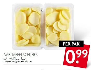 Aanbiedingen Aardappelschijfjes of krieltjes - Huismerk - Deka Markt - Geldig van 13/09/2015 tot 19/09/2015 bij Deka Markt