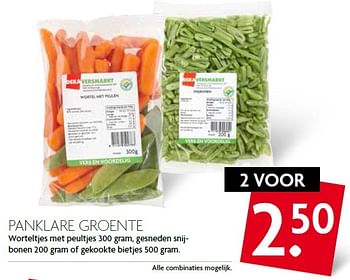 Aanbiedingen Panklare groente - Huismerk - Deka Markt - Geldig van 13/09/2015 tot 19/09/2015 bij Deka Markt