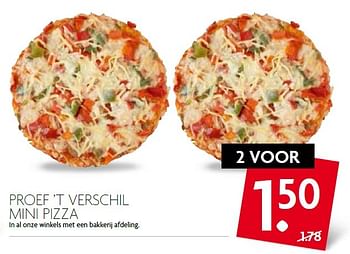 Aanbiedingen Proef `t verschil mini pizza - Huismerk - Deka Markt - Geldig van 13/09/2015 tot 19/09/2015 bij Deka Markt