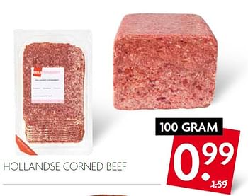 Aanbiedingen Hollandse corned beef - Huismerk - Deka Markt - Geldig van 13/09/2015 tot 19/09/2015 bij Deka Markt