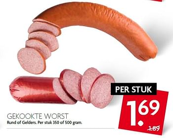 Aanbiedingen Gekookte worst - Huismerk - Deka Markt - Geldig van 13/09/2015 tot 19/09/2015 bij Deka Markt