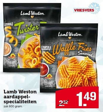 Aanbiedingen Lamb weston aardappelspecialiteiten - Lambweston - Geldig van 14/09/2015 tot 20/09/2015 bij Coop