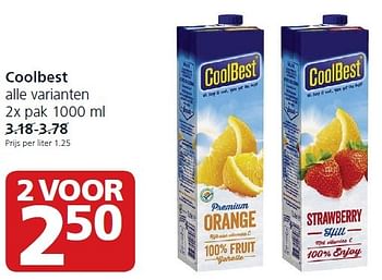 Aanbiedingen Coolbest - Coolbest - Geldig van 14/09/2015 tot 20/09/2015 bij Jan Linders