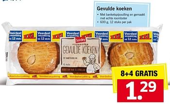 Aanbiedingen Gevulde koeken - Sondey - Geldig van 14/09/2015 tot 20/09/2015 bij Lidl