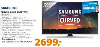 Aanbiedingen Samsung curved s-uhd smart tv ue55js8500 - Samsung - Geldig van 14/09/2015 tot 20/09/2015 bij Expert