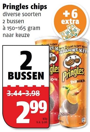 Aanbiedingen Pringles chips - Pringles - Geldig van 14/09/2015 tot 20/09/2015 bij Poiesz